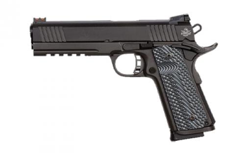 Armscor Tac Ultra, 1911, Semi-automatic, Metal Frame Pistol, Full Size, 10MM, 5" Barrel, Parkerized Finish, Black, G10, Adjustable Sights, Ambidextrous Safety, 8 Rounds, 1 Mag 51914