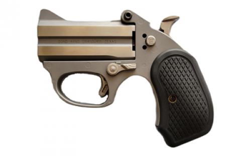 Bond Arms Honey-B, Derringer, Sub-Compact, 9mm, 3" Barrel, Fixed Sights, Stainless Steel, Silver, 2 Rounds BAHB-9MM
