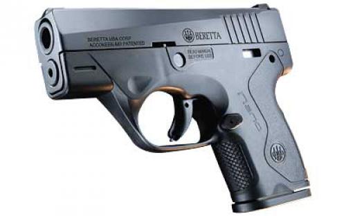 Beretta NANO, Double Action, Sub Compact, 9MM, 3.07" Barrel, Polymer Frame, Black Finish, 3 Dot Sights, 1-6Rd, 1-8Rd Magazine JMN9S15