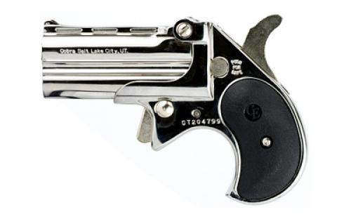 Cobra Pistols Big Bore Derringer, 9MM, 2.75 Barrel, Alloy Frame, Chrome Finish, Synthetic Grips, Fixed Sights, 2Rd CB9CB