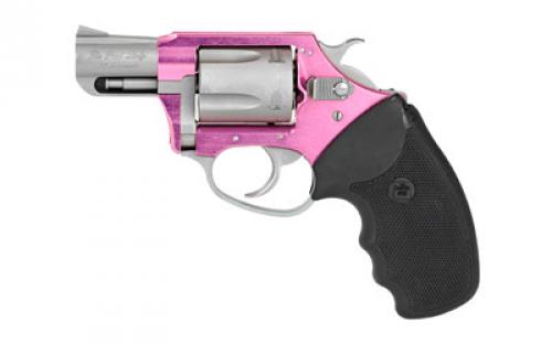 Charter Arms Pink Lady, 32 H&R, 2 Barrel, Aluminum Frame, Pink Finish, Rubber Grips, Fixed Sights, 5Rd, Fired Case 53230