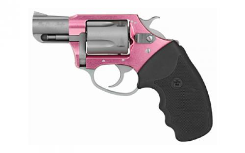 Charter Arms Pink Lady, 38 Special, 2 Barrel, Aluminum Frame,Pink Finish, Rubber Grips, 5Rd, Ultra Lite, FiredCase 53830