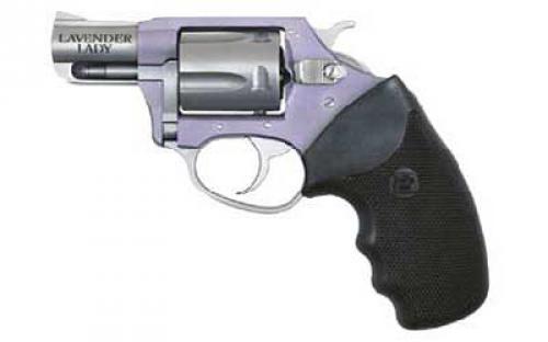 Charter Arms Lavender Lady, 38 Special, 2 Barrel, Aluminum Frame, Lavender Finish, Rubber Grips, 5Rd, Ultra Lite, Fired Case 53840