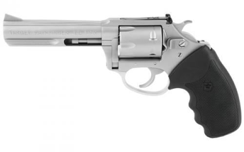 Charter Arms Pathfinder, Revolver, 22WMR, 4.2 Barrel, Steel Frame, Stainless Finish, Rubber Grips, Adjustable Sights, 6Rd, Fired Case 72342