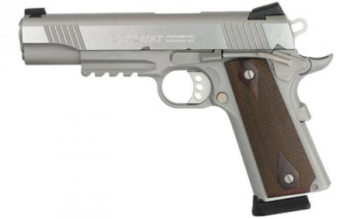 Colt's Manufacturing Series 80 Semi-automatic 45 ACP 5 Steel Stainless Rosewood 7Rd 2 Mags Fixed Sights 1070RG