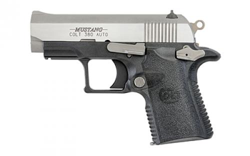 Colt's Manufacturing Mustang Lite, Semi-automatic, 380ACP, 2.75 Barrel, Polymer Frame, Stainless Steel Slide, 6Rd, Fixed Sights, Two-Tone Finish O6796