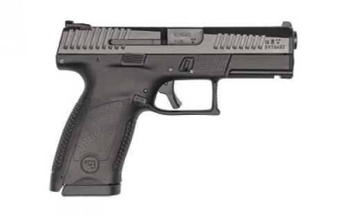 CZ 75 P-10 Compact, Striker Fired, 9MM, 4 Cold Hammer Forged Barrel, Polymer Frame, Black Finish, 3 Dot Sights, 10 Rounds 01520