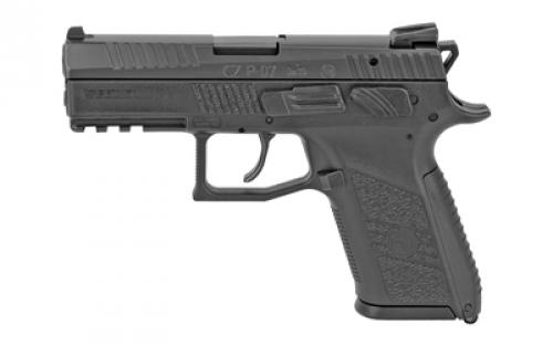 CZ P-07, DA/SA , Compact Pistol, 9MM, 3.75 Barrel, Polymer Frame, Black Finish, Fixed Sights, 15 Rounds 91086