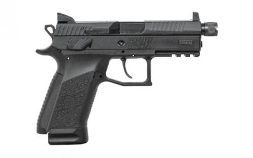 CZ P-07, Semi-Automatic, DA/SA, Full Size, 9MM, 4.36 Threaded Barrel, Polymer Frame, Black Finish, Suppressor Ready, Night Sights, Ambidextrous Safety/Decocker, 2 Magazines, 17 Rounds 91289