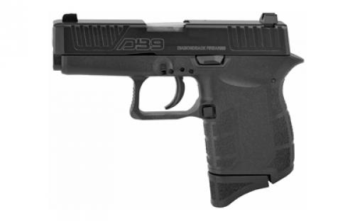 Diamondback DB9, 9MM, 3 Barrel, Polymer Frame, Black Finish, Fixed Sights, 6Rd, 1 Magazine DB9