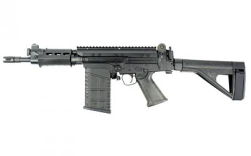 DS Arms SA58 FAL Pistol, Semi-automatic, 308 Win/762NATO, 8.25 Barrel, Alloy Frame, Black Finish, SAW Pistol Grip, 20Rd, SB Tactical Arm Brace SA58825PISTOLBRC-A