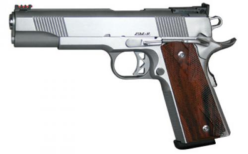Dan Wesson DW Pointman Nine, Single Action, Full Size, 9MM, 5 Barrel, Steel Frame, Stainless Finish, Wood Grips, Adjustable Sights, 9Rd, 2 Magazines 01909