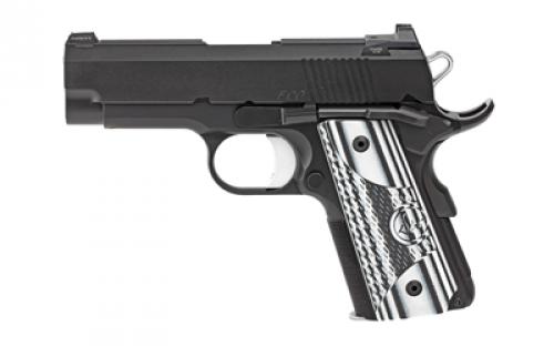 Dan Wesson DW ECO, Single Action, 1911, 9MM, 3.5 Barrel, Alloy Frame, Black Finish, G10 Grips, Night Sights, 8Rd, 2 Magazines 01968