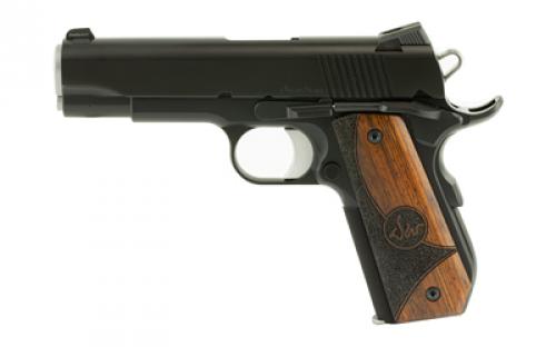 Dan Wesson DW Guardian, Bobtail, Single Action, Commander, 38 Super, 4.25 Barrel, Alloy Frame, Black Finish, Wood Grips, Night Sights, 9Rd, 2 Magazines 01988