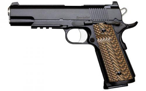 Dan Wesson DW Specialist, Single Action, Full Size, 45ACP, 5 Barrel, Steel Frame, Black Finish, G10 Grips, Night Sights, 8Rd, 2 Magazines 01992