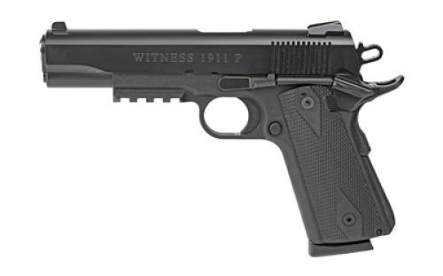 European American Armory Witness 1911P, Tanfoglio, Full Size, 45ACP, 5 Barrel, Polymer Frame, Black Finish, Fixed Sights, 8Rd, 1 Magazine 600347