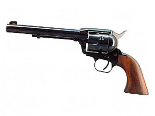 European American Armory Bounty Hunter, Single Action Army, 22LR & 22WMR, 6.75 Barrel, Alloy Frame, Blue Finish, Walnut Grips, Fixed Sights, 6Rd 770100
