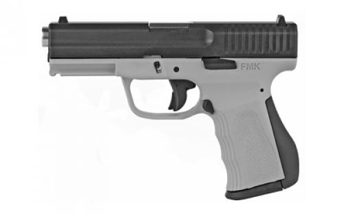 FMK Firearms 9C1G2, Striker Fired, Semi-automatic, Polymer Framed Pistol, 9MM, 3.87 Barrel, Black Slide, Titanium Grey Polymer Frame, 14 Rounds, 1 Magazine FMKG9C1G2SSS