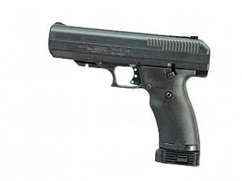 Hi-Point Firearms Model 45ACP, Double Action Only, Full Size, 45ACP, 4.5" Barrel, Polymer Frame, Blue Finish, Fixed Sights, 9Rd, 1 Magazine 34511L