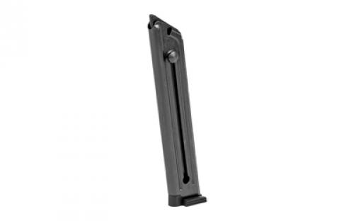 Mecgar Magazine, 22LR, 10 Rounds, Fits Ruger MKII, Blued Finish MGMK22LRB