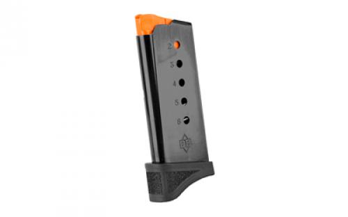 Diamondback Firearms Magazine, 9MM, 6 Rounds, Fits DB9 Gen 4, with Finger Extension, Black DB9-MAGG4E