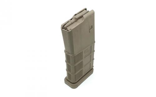 ProMag Magazine, 308 Winchester/762NATO, 20 Rounds, Fits SR25 and DPMS Pattern AR10, Polymer Construction, Flat Dark Earth DPM-A3-FDE