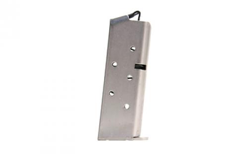ProMag Magazine, 380 ACP, 6 Rounds, Fits Sig Sauer P238, Steel Construction, Nickel Plated Finish, Silver SIG 17N