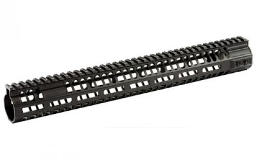 2A Armament BL-RAIL M-LOK, Gen 2, Handguard, 7075-T6 Aluminum Barrel Nut, 6061 Extrusion, AR Rifles, 15, Anodized Black Finish 2A-BLRML-15G2