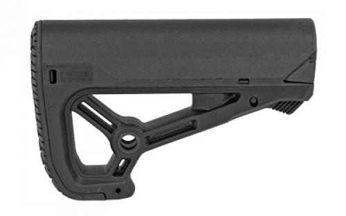 F.A.B. Defense GL-Core S AR-15 Buttstock, Small and Compact Design, Fits Mil-Spec And Commercial Tubes, Black FX-GLCORES