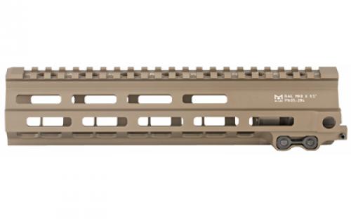 Geissele Automatics MK8, Super Modular Rail, Handguard, 9.3", M-LOK, Barrel Nut Wrench Sold Separately (GEI-02-243), Gas Block Not Included, Desert Dirt Color, Product Finishes, Shade Variations and Other Imperfections Are Normal Due to the Manufacturing Process 05-284S