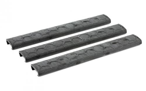 HEXMAG Rail Covers, 18 Slot, Slim Line LowPro, 3-Pack, Black HX-LRC-3PK-BLK