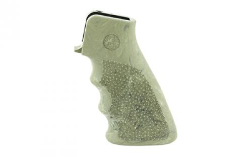 Hogue Overmold Grip, AR15/M16, Rubber, Finger Grooves, Ghillie Green 15881