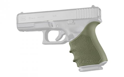 Hogue HandALL Beavertail Grip Sleeve, Fits Glock 19, 23, 32, 38 Gen 1-2-5, OD Green 17051
