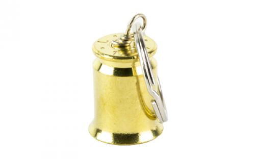2 Monkey Trading .50 Cal REAL Bullet Motorcycle Bell, Includes Metal Ring, Brass LSGB-50BR