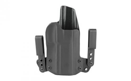BlackPoint Tactical Mini Wing IWB, Inside the Pants Holster, Right Hand, Black, Sig Sauer P320 Full Size, Kydex 102314