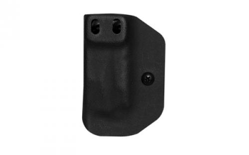 Century Arms Single Magazine Pouch, Matte Finish, Black, Kydex Construction, Fits Double Stack 9mm/40 Caliber Magazines PACN0362