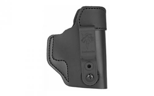 DeSantis Gunhide 179, Sof-Tuck 2.0 Inside Waistband Holster, Fits Glock 26/27/33, S/A XDS 3.3", Walther PPS/PPS M2/PK380, S&W M&P CPT 9/40, CZ 2075RAMI, Taurus PT111/PT140 G2 MIL, Right Hand, Black Suede Leather 179BAE1Z0
