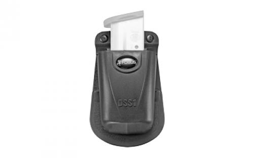 Fobus Mag Pouch, Variable Single Mag Paddle, Fits 9mm/.40 Single-Stack Magazines, Ambidextrous DSS1