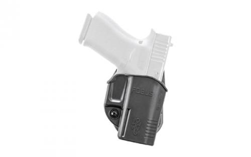 Fobus Evolution Series Paddle Holster, Outside Waistband, Right Hand, Fits Glock 43/43X/48/43X MOS/48 MOS, Black GL43RND