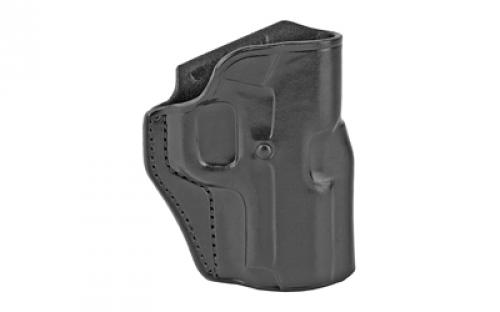 Galco Stinger Belt Holster, Fits Colt 3 1911, Kimber 3 1911, Para USA 3 with Single Stack Mag, 3 with Staggered Mag, Springfield 3 1911, 3 1911 w/rail, EMP 3, Right Hand, Black Leather SG424B