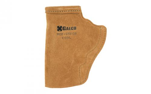 Galco Stow-N-Go Inside The Pant Holster, Fits S&W J Frame, Right Hand, Natural Leather STO158