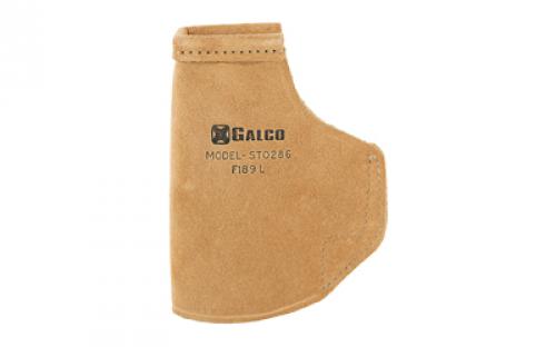 Galco Stow-N-Go Inside The Pant Holster, Fits Glock 26/27/33, Right Hand, Natural Leather STO286