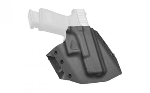 GunfightersINC Outside Waistband Holster, Fits Sig P320 Compact, Kydex Construction, Black, Right Hand RO-P320C-0101111