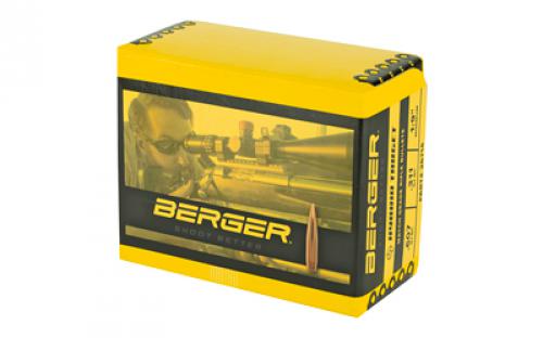 Berger Bullets Hybrid Target, .264 Diameter, 6.5MM, 140 Grain, Boat Tail Hollow Point, 500 Count 26714