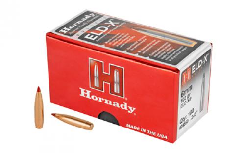 Hornady ELD-X, .243 Diameter, 6MM/243 Winchester, 103 Grain, Ballistic Tip, 100 Count 24550