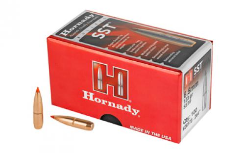 Hornady SST, .264 Diameter, 6.5MM, 123 Grain, Ballistic Tip, 100 Count 26173