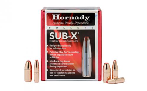 Hornady Sub-X, .308 Diameter, 175 Grain, Flex Tip, 100 Count 30718