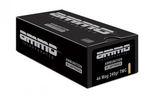 Ammo Inc Signature, 44 Magnum, 240 Grain, Total Metal Coating, 50 Round Box 44240TMC-A50
