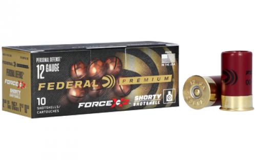 Federal Premium, Force X2, 12 Gauge 1.75", 00 Buck, Buckshot, 6 Pellets, 10 Round Box PD129FX2 00