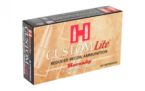 Hornady Custom Lite, 7MM-08, 120 Grain, SST, Low Recoil, 20 Round Box 80572